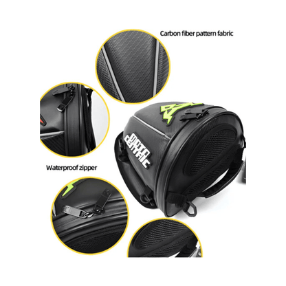 CarryQuest® - Motor Rugzak - Zadeltas Motor - Motorfiets Rugzak - Motorrugzak - 15L Inhoud - Blauw