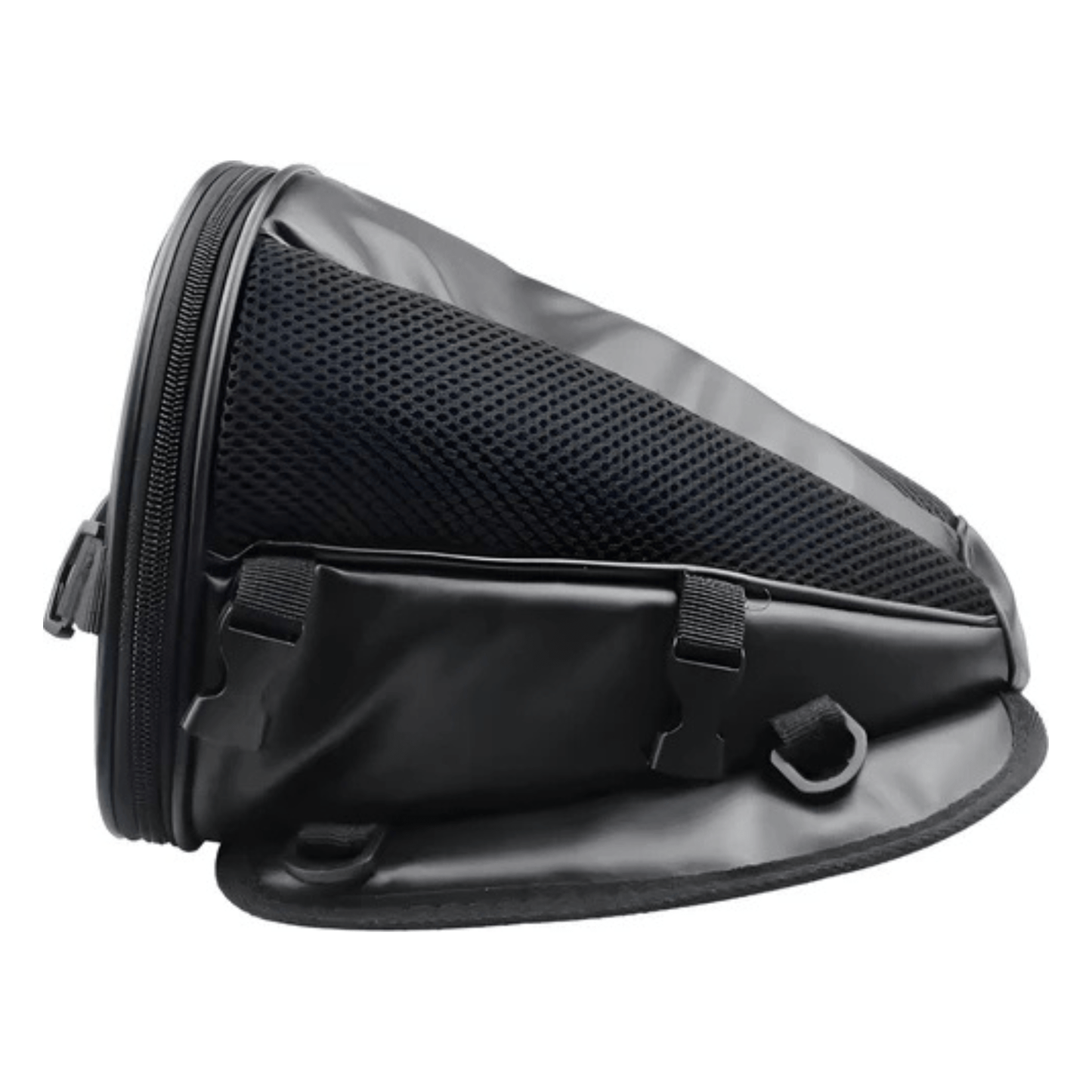 CarryQuest® - Motor Rugzak - Zadeltas Motor - Motorfiets Rugzak - Waterdicht + Lichtgewicht + 15L Capaciteit - Zwart - Duurzaam PU/Polyester - Zwart