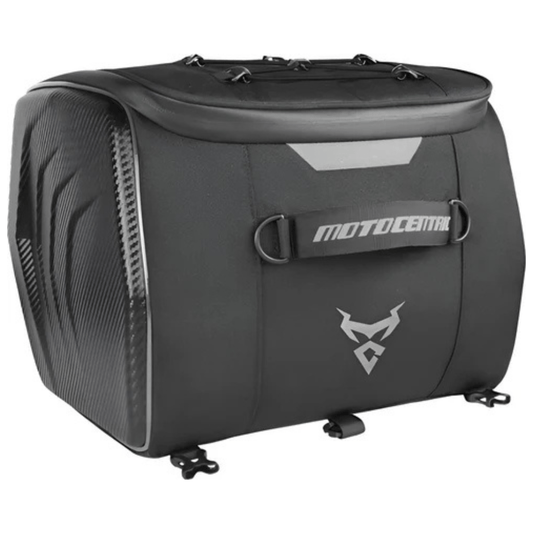 CarryQuest® - Motor Rugzak - Zadeltas Motor - Motorrugzak - 25L Capaciteit + Reflecterende Strips - Grijs