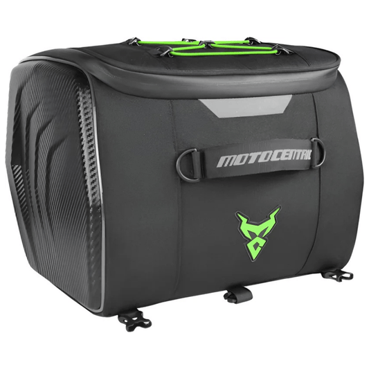 CarryQuest® - Motor Rugzak - Zadeltas Motor - Motorrugzak - 25L Capaciteit + Reflecterende Strips - Groen