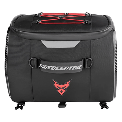 CarryQuest® - Motor Rugzak - Zadeltas Motor - Motorrugzak - 25L Capaciteit + Reflecterende Strips - Rood