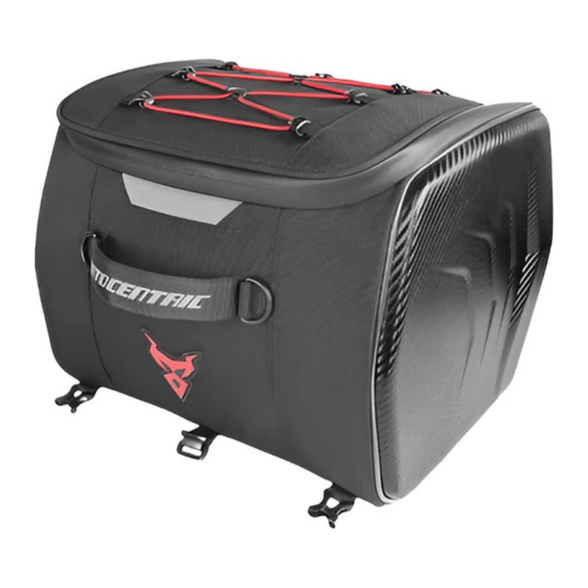 CarryQuest® - Motor Rugzak - Zadeltas Motor - Motorrugzak - 25L Capaciteit + Reflecterende Strips - Rood