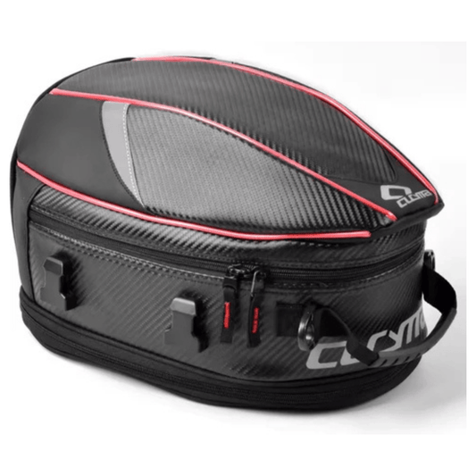 CarryQuest® - Motor Rugzak - Zadeltas Motor - Motorrugzak - Lichtgewicht & Uitbreidbaar - Rood