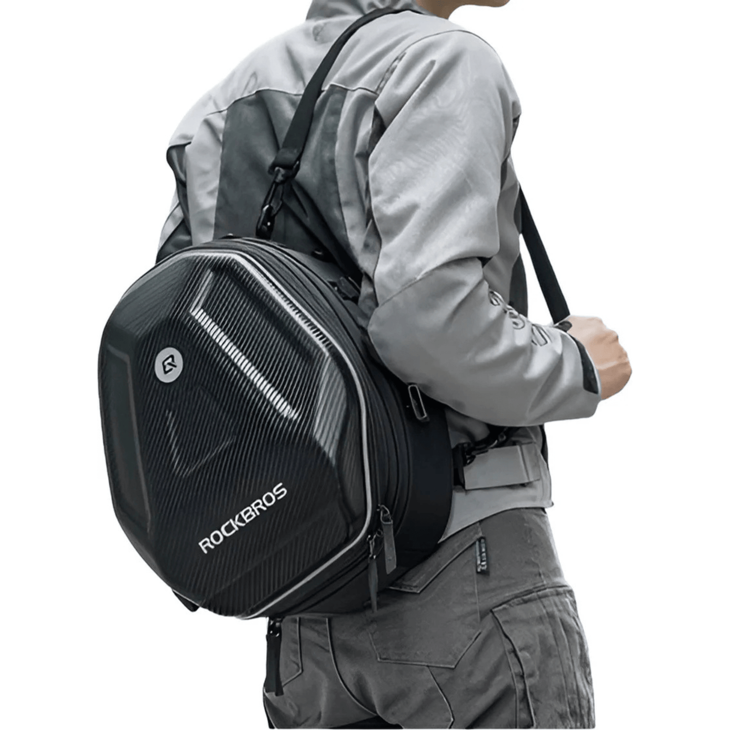CarryQuest® - Motor Rugzak - Zadeltas Motor - Motorrugzak - Uitbreidbaar van 20 tot 35L - Zwart