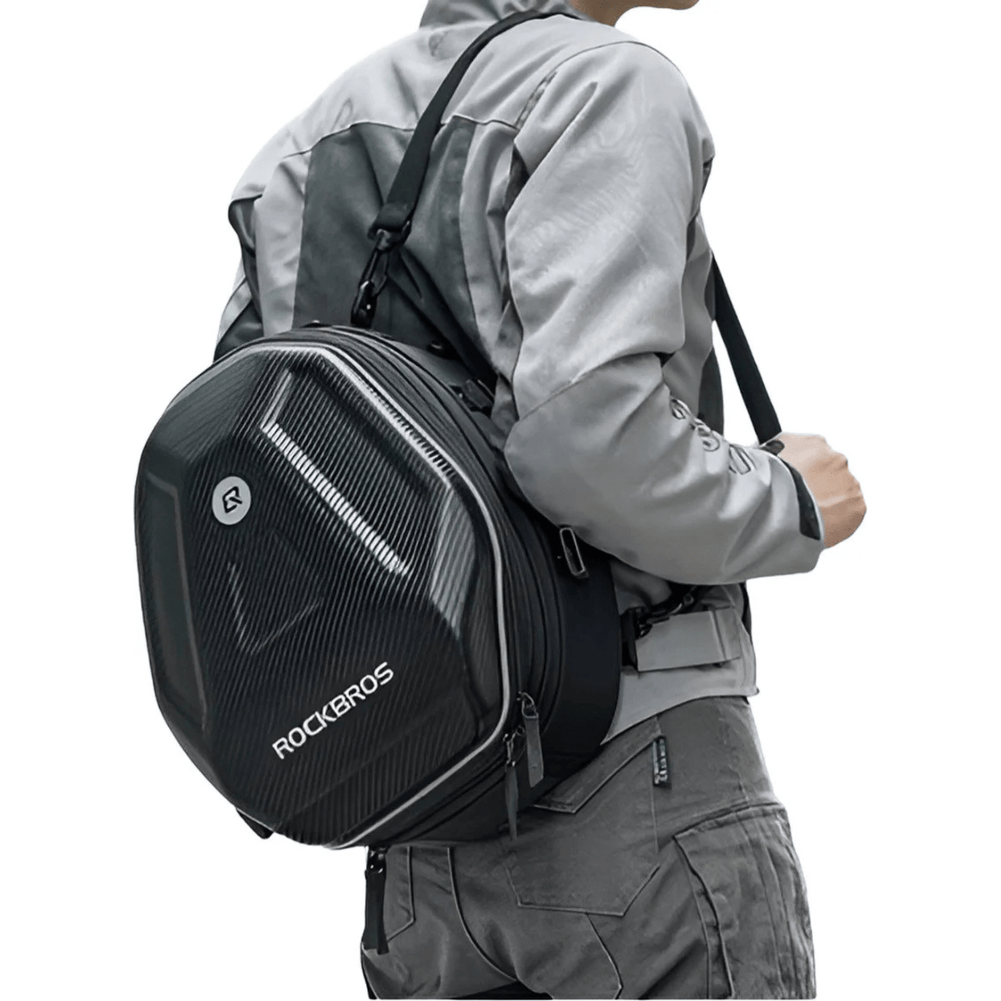 CarryQuest® - Motor Rugzak - Zadeltas Motor - Motorrugzak - Uitbreidbaar van 20 tot 35L - Zwart