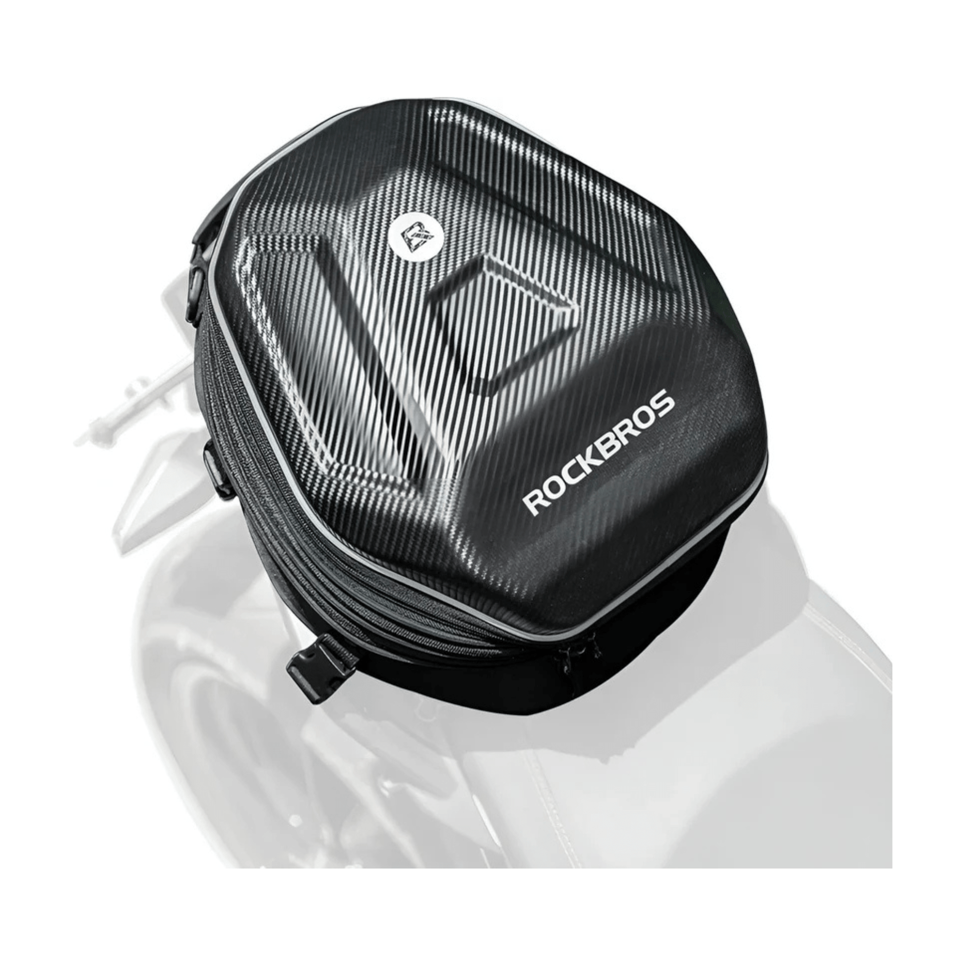 CarryQuest® - Motor Rugzak - Zadeltas Motor - Motorrugzak - Uitbreidbaar van 20 tot 35L - Zwart