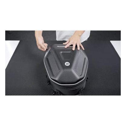CarryQuest® - Motor Rugzak - Zadeltas Motor - Motorrugzak - Uitbreidbaar van 20 tot 35L - Zwart
