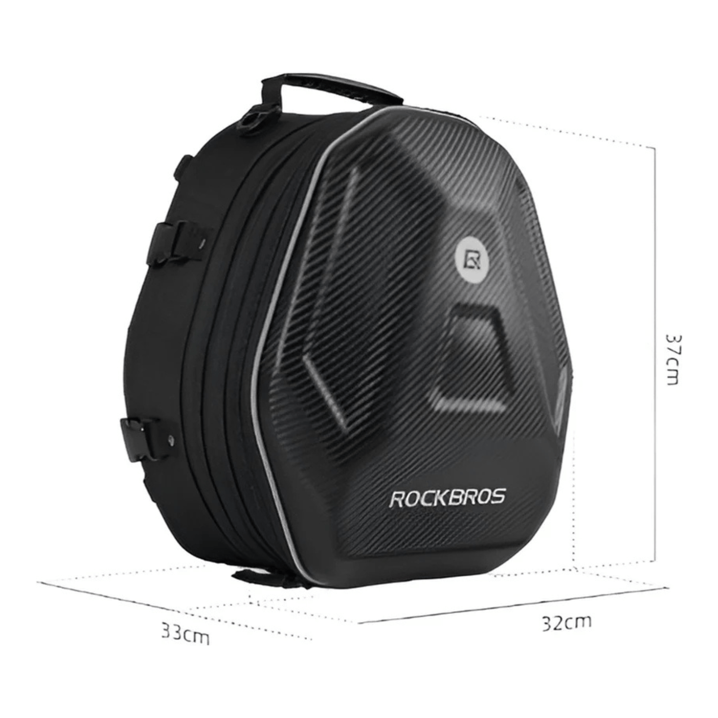 CarryQuest® - Motor Rugzak - Zadeltas Motor - Motorrugzak - Uitbreidbaar van 20 tot 35L - Zwart