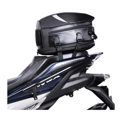 CarryQuest® - Motor Rugzak - Zadeltas Motor - Motorrugzak - Waterdicht Oxford Katoen - Zwart