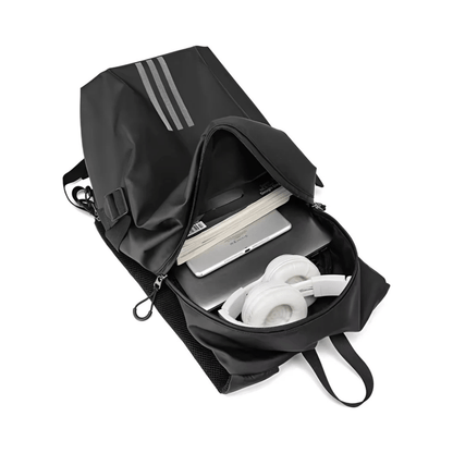 CarryQuest® - Motor Rugzak - Zwarte Motorhelm Rugzak - Motorrugzak - Slechts 0.6 kg - Zwart