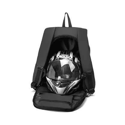 CarryQuest® - Motor Rugzak - Zwarte Motorhelm Rugzak - Motorrugzak - Slechts 0.6 kg - Zwart
