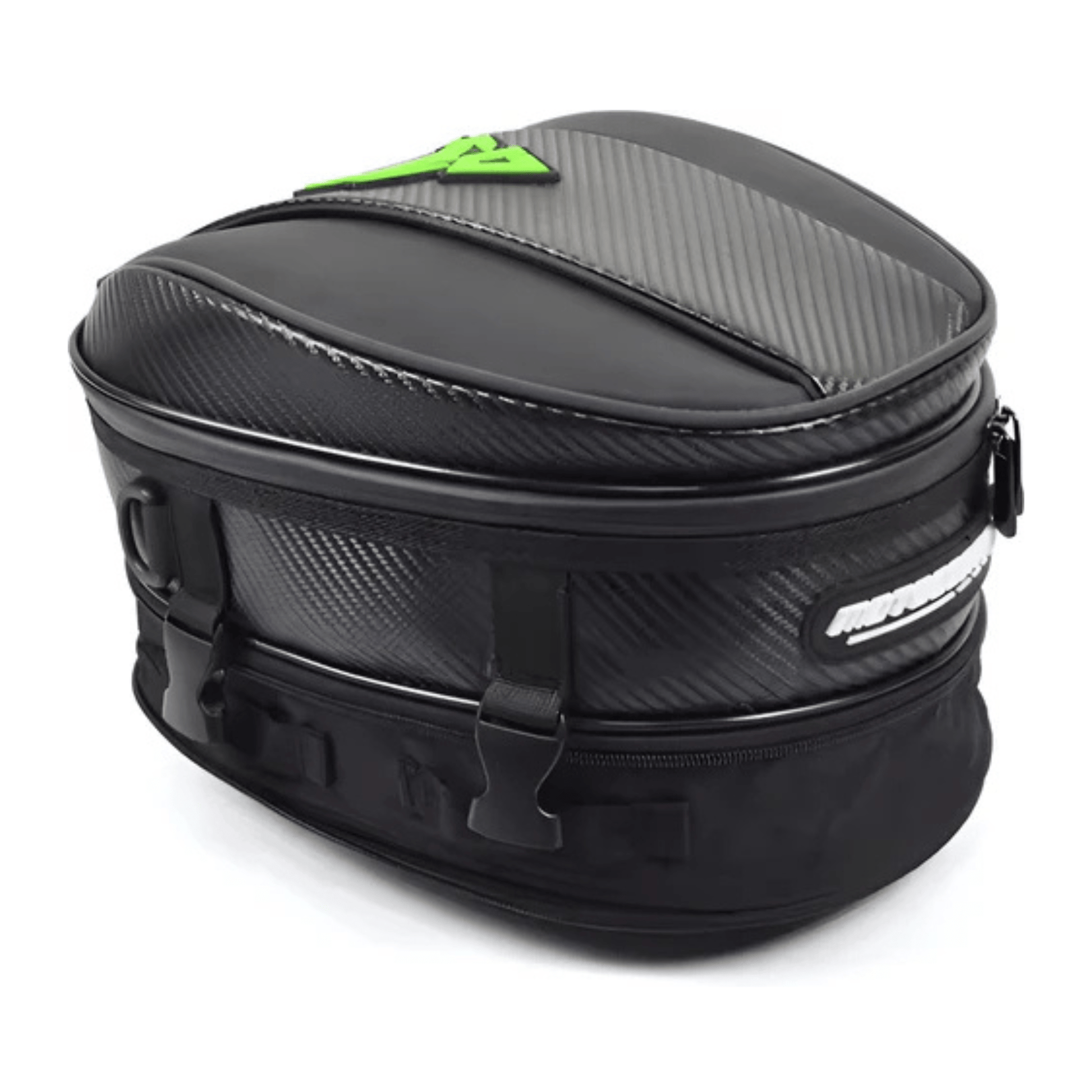 CarryQuest® - Motor Tanktas en Zadeltas in 1 - Motor Zadeltas - 11,5L Voor + 15L Achter - Groen