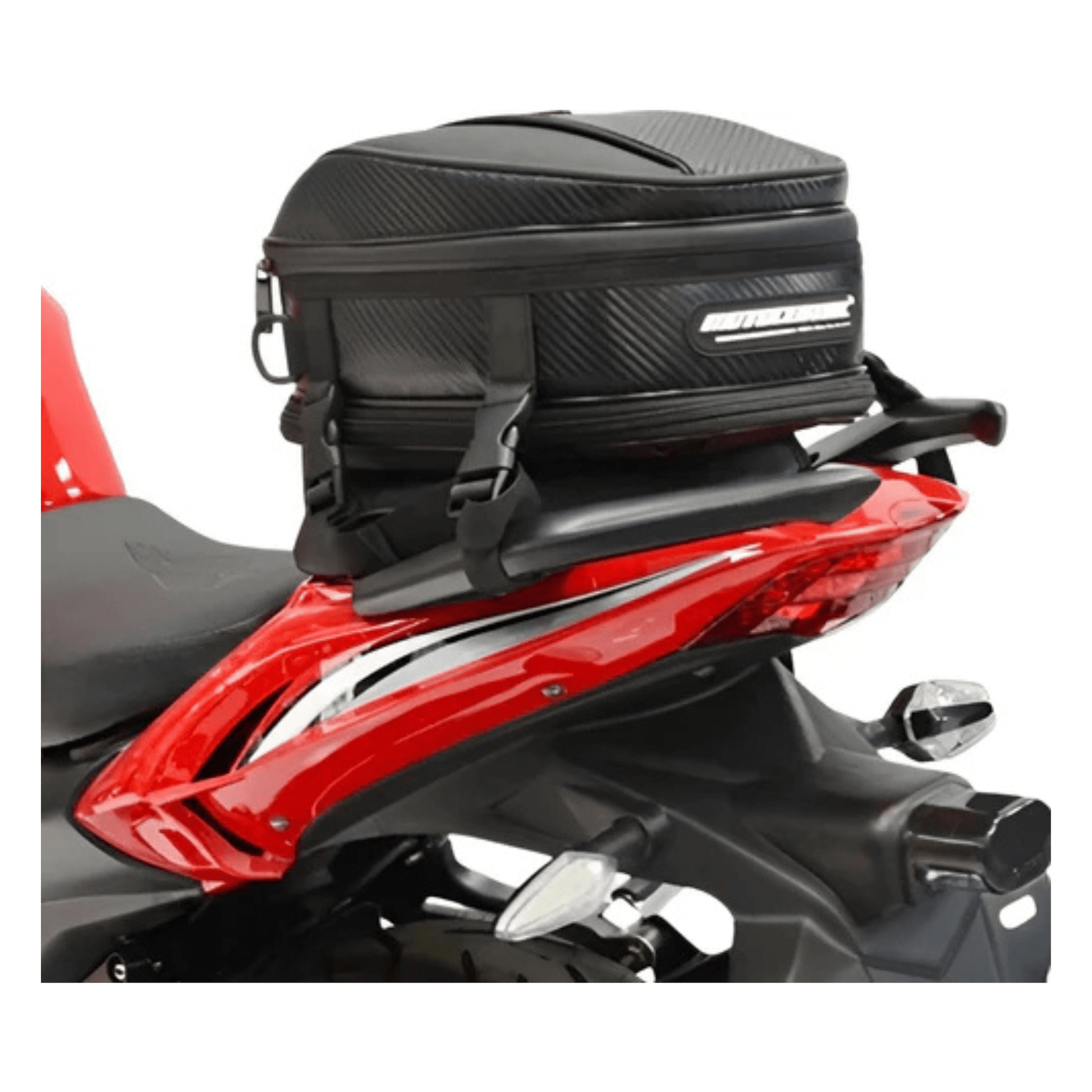 CarryQuest® - Motor Tanktas en Zadeltas in 1 - Motor Zadeltas - 11,5L Voor + 15L Achter - Groen