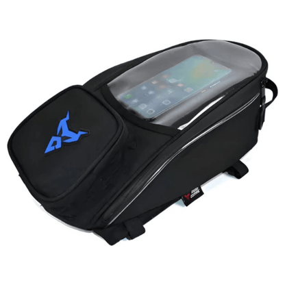 CarryQuest® - Motor Tanktas - Universele Magnetische Navigatietas - Blauw