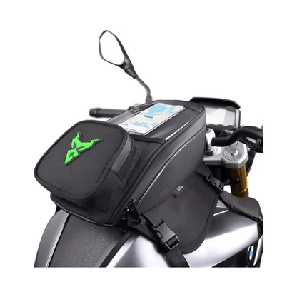 CarryQuest® - Motor Tanktas - Universele Magnetische Navigatietas - Groen