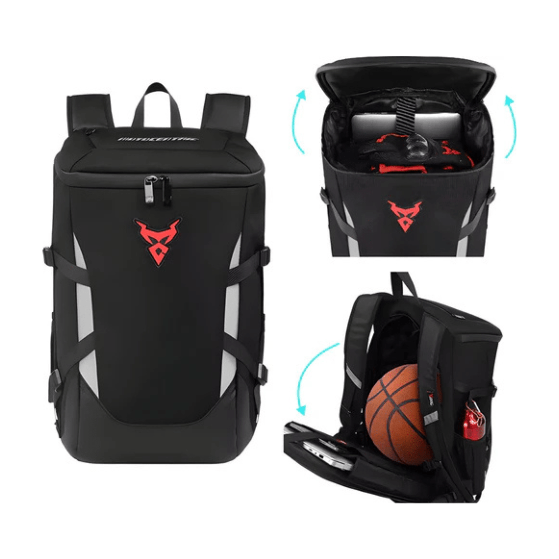 CarryQuest® - Motorrugzak - Waterdicht Rugzak - 28L Capaciteit - Voor Motorrijders - Rood