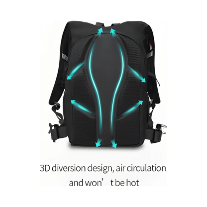 CarryQuest® - Motorrugzak - Waterdicht Rugzak - 28L Capaciteit - Voor Motorrijders - Rood