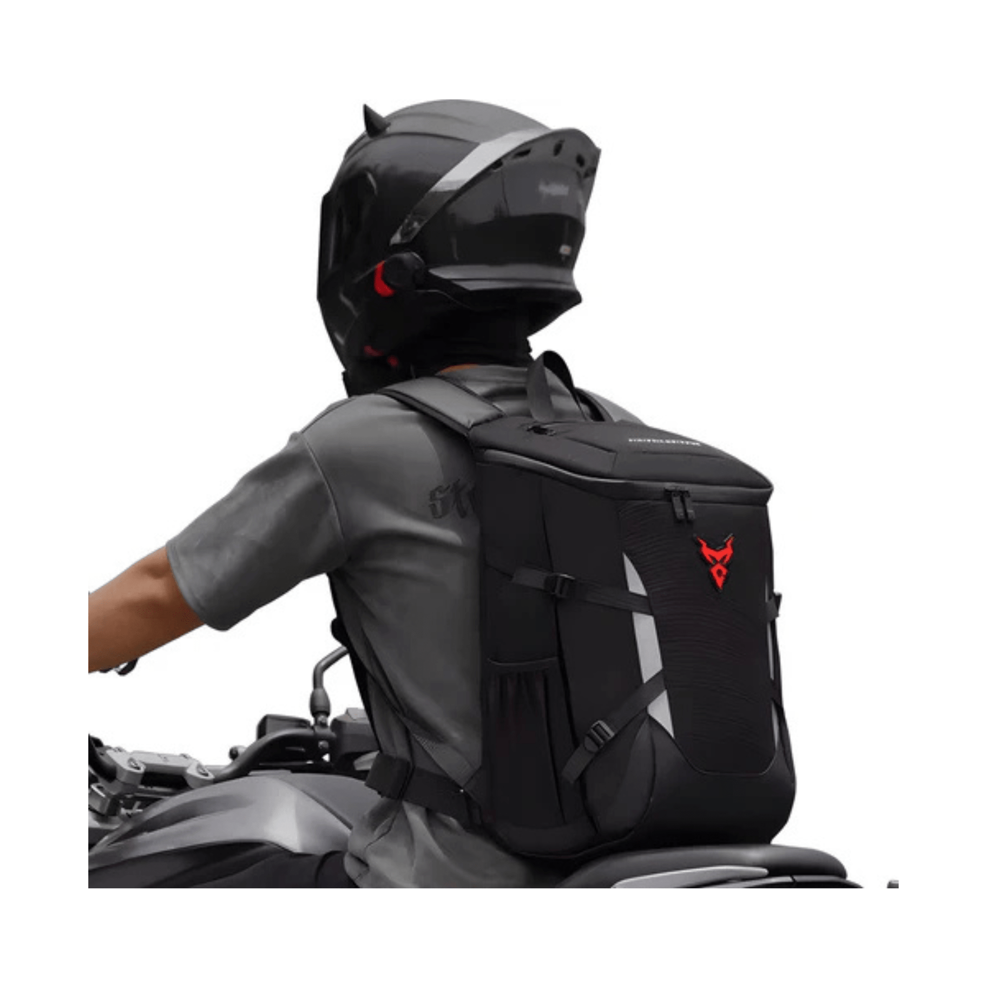 CarryQuest® - Motorrugzak - Waterdicht Rugzak - 28L Capaciteit - Voor Motorrijders - Rood