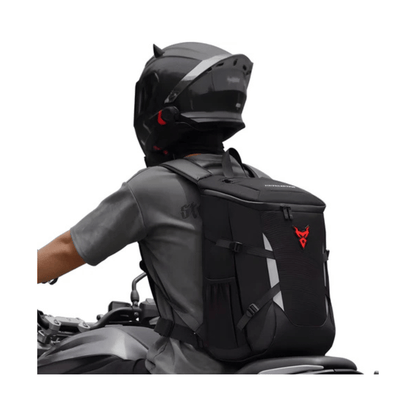 CarryQuest® - Motorrugzak - Waterdicht Rugzak - 28L Capaciteit - Voor Motorrijders - Rood