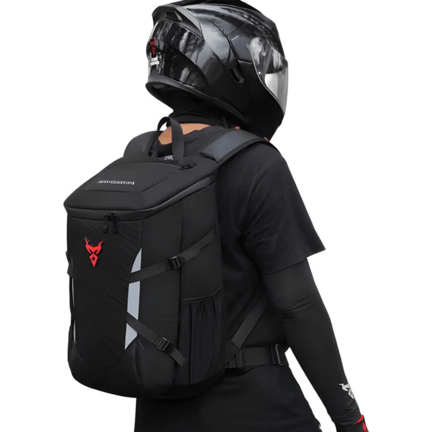 CarryQuest® - Motorrugzak - Waterdicht Rugzak - 28L Capaciteit - Voor Motorrijders - Rood