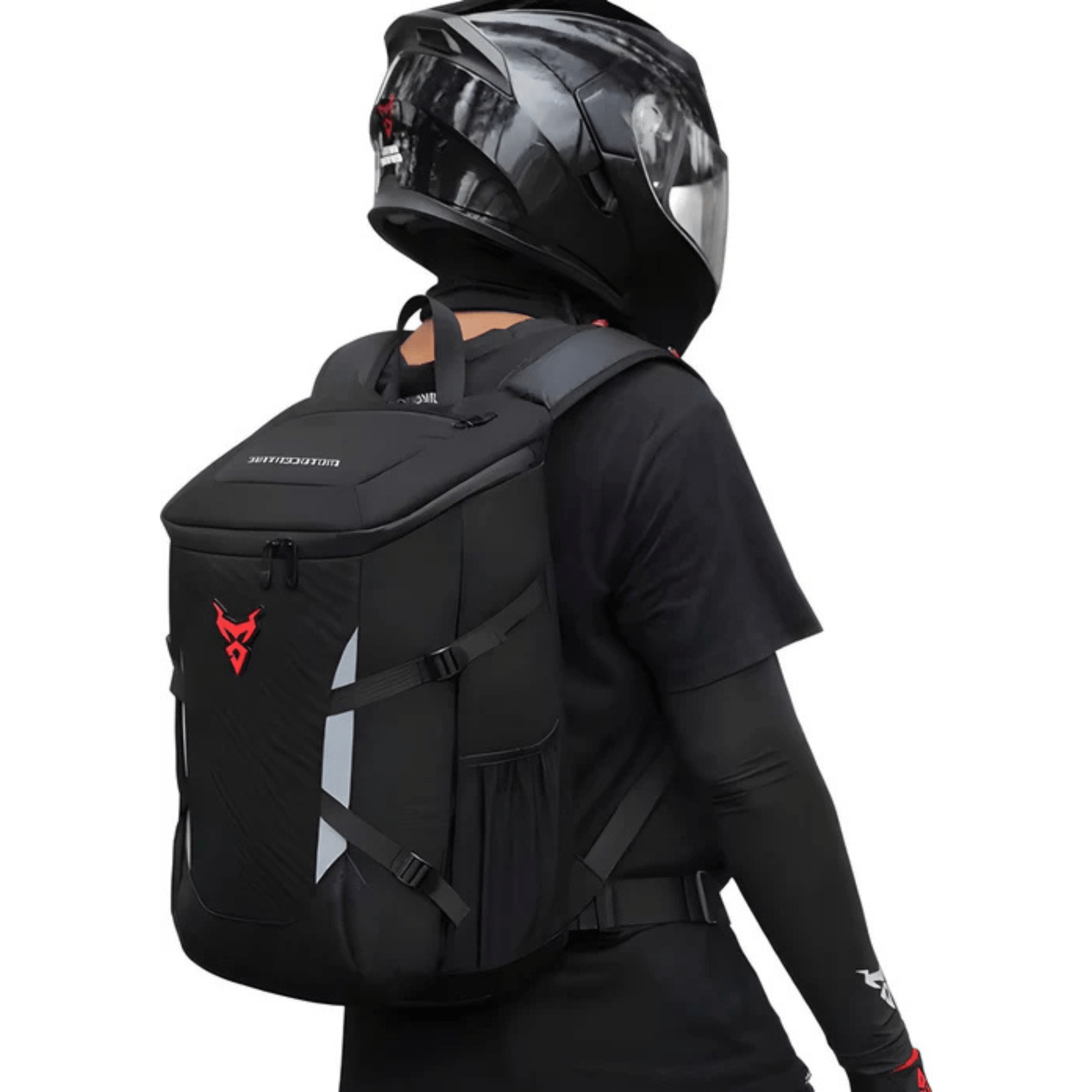 CarryQuest® - Motorrugzak - Waterdicht Rugzak - 28L Capaciteit - Voor Motorrijders - Rood