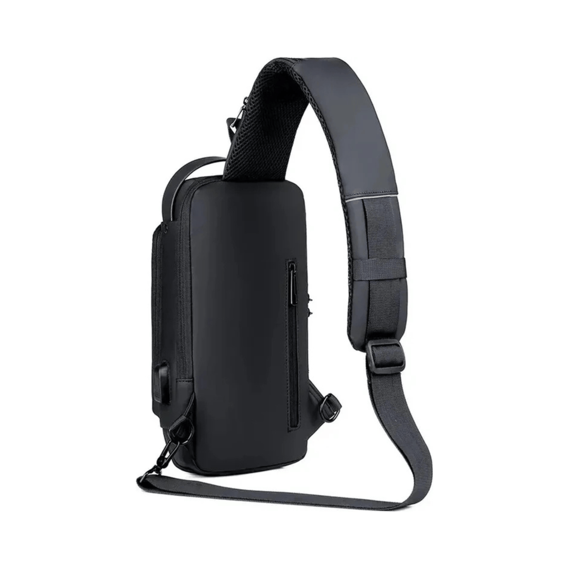CarryQuest® - Multifunctionele Crossbody Heuptas - Duurzaam - Fietsuitrusting - Zwart