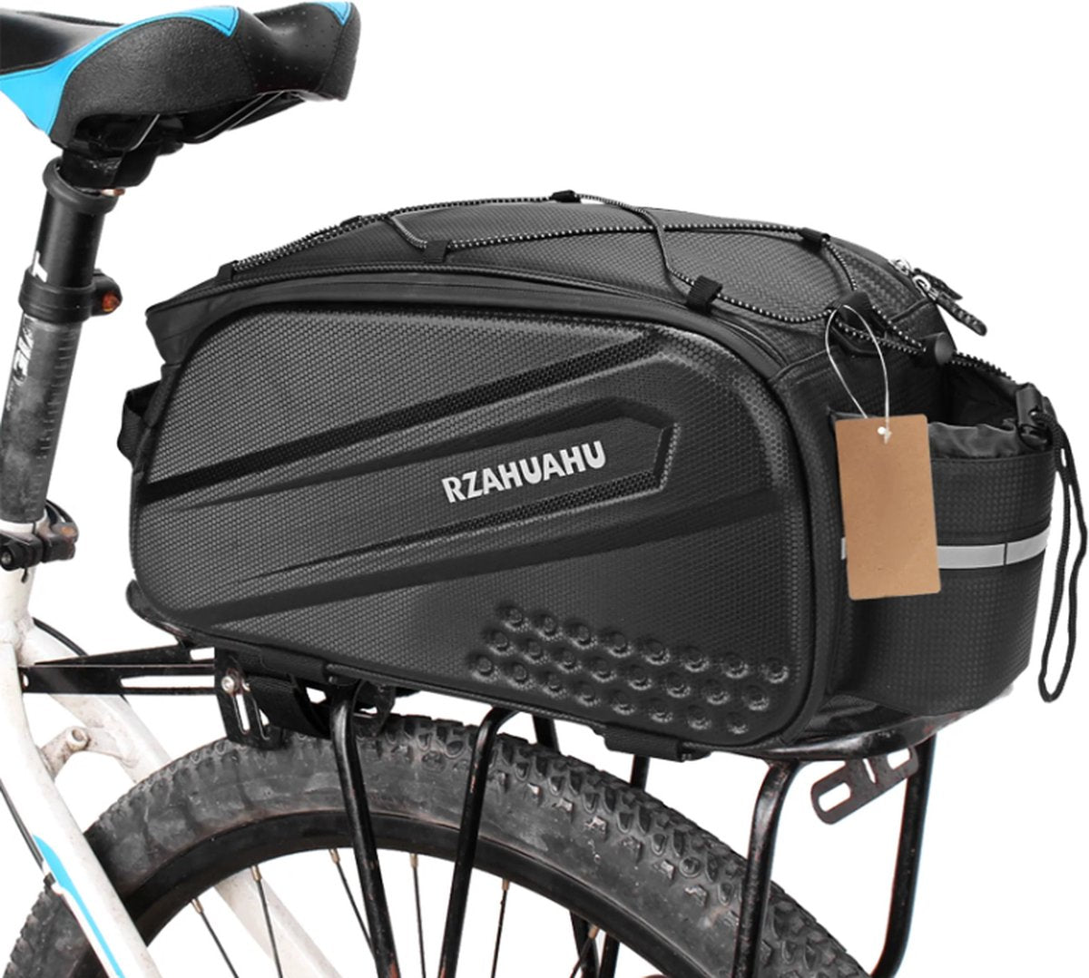 CarryQuest® - Multifunctionele Fietstas 10L - Duurzaam & Waterdicht - Ruimte voor Lunchpakket, Waterflessen & Gereedschap - Fietsen, Bagagedrager, Handtas, Schoudertas - Bestel...