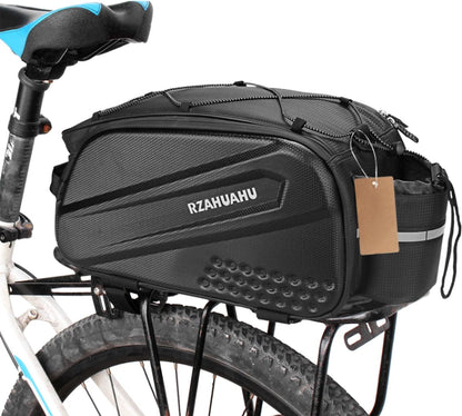 CarryQuest® - Multifunctionele Fietstas 10L - Duurzaam & Waterdicht - Ruimte voor Lunchpakket, Waterflessen & Gereedschap - Fietsen, Bagagedrager, Handtas, Schoudertas - Bestel...