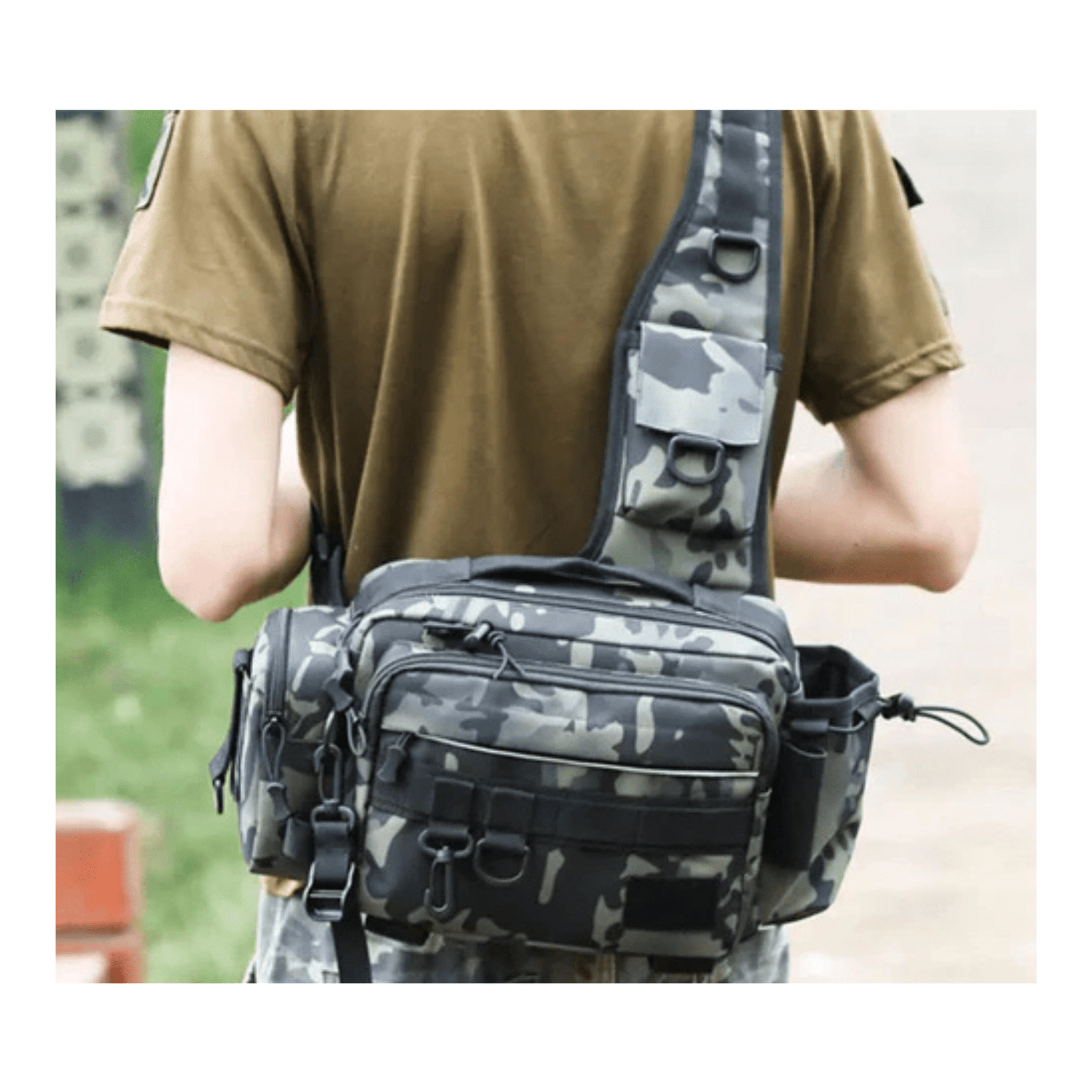 CarryQuest® - Multifunctionele Hengeltas - Gemakkelijke Toegang - Vissen - Accessoire - Groen