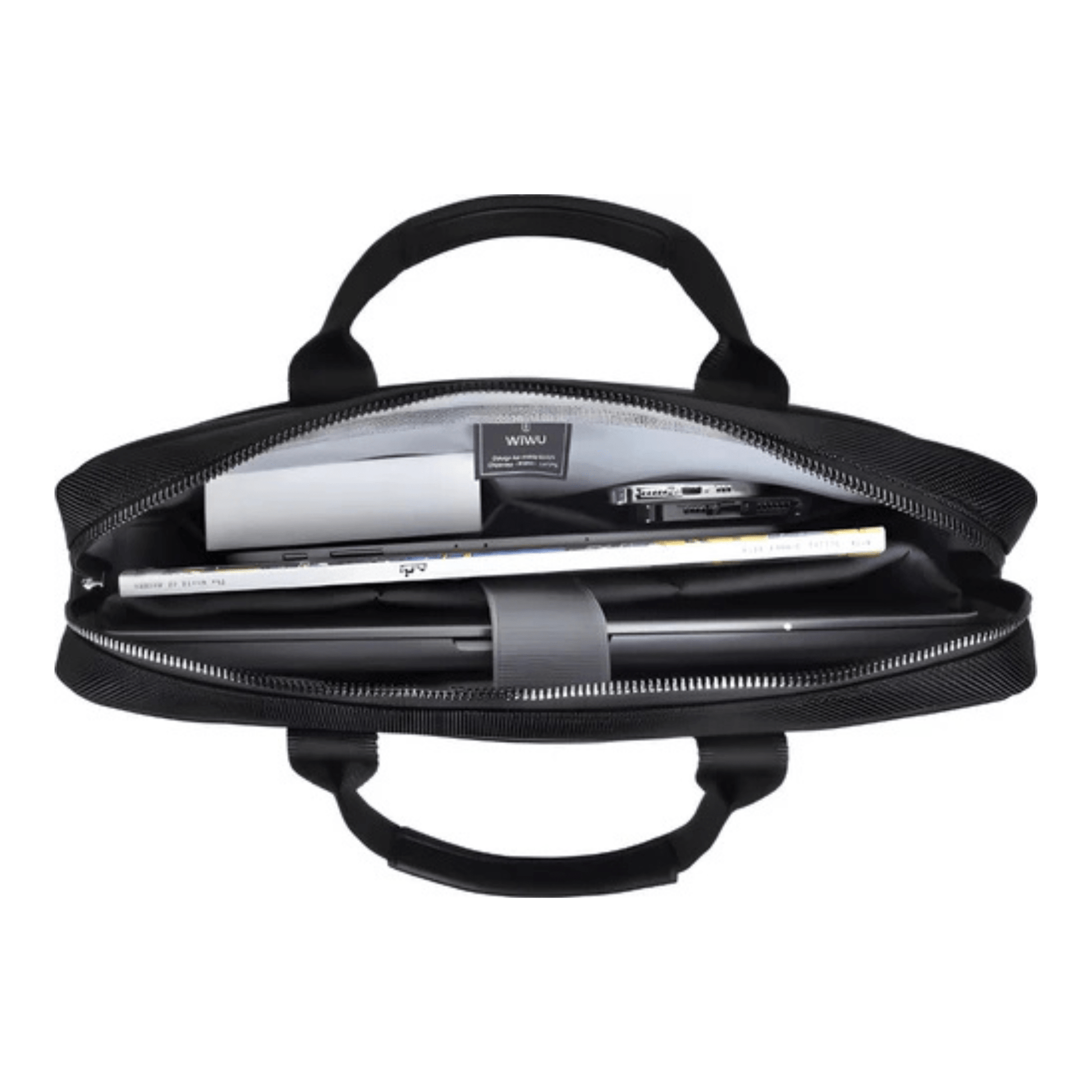 CarryQuest® - Multifunctionele Laptoptas 15 - 16 inch - Laptoptas voor op reis - Zwart