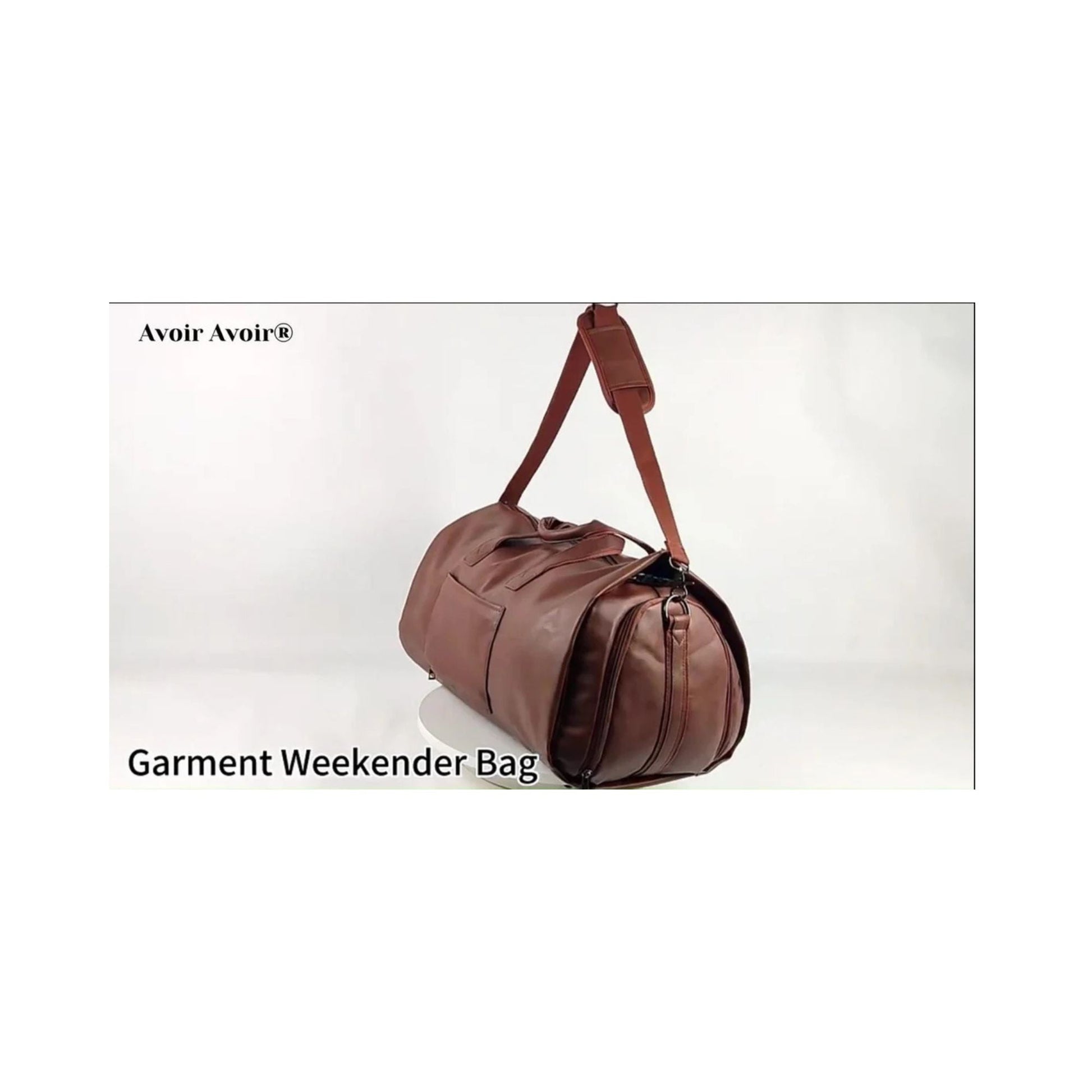 CarryQuest® - Multifunctionele Reis - /Handtas - Dames en Heren - PU - leer - Bruin