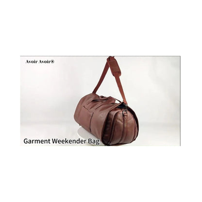 CarryQuest® - Multifunctionele Reis - /Handtas - Dames en Heren - PU - leer - Bruin