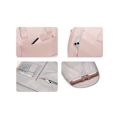 CarryQuest® - Multifunctionele Reis - /Handtas - Dames en Heren - PU - leer - Roze