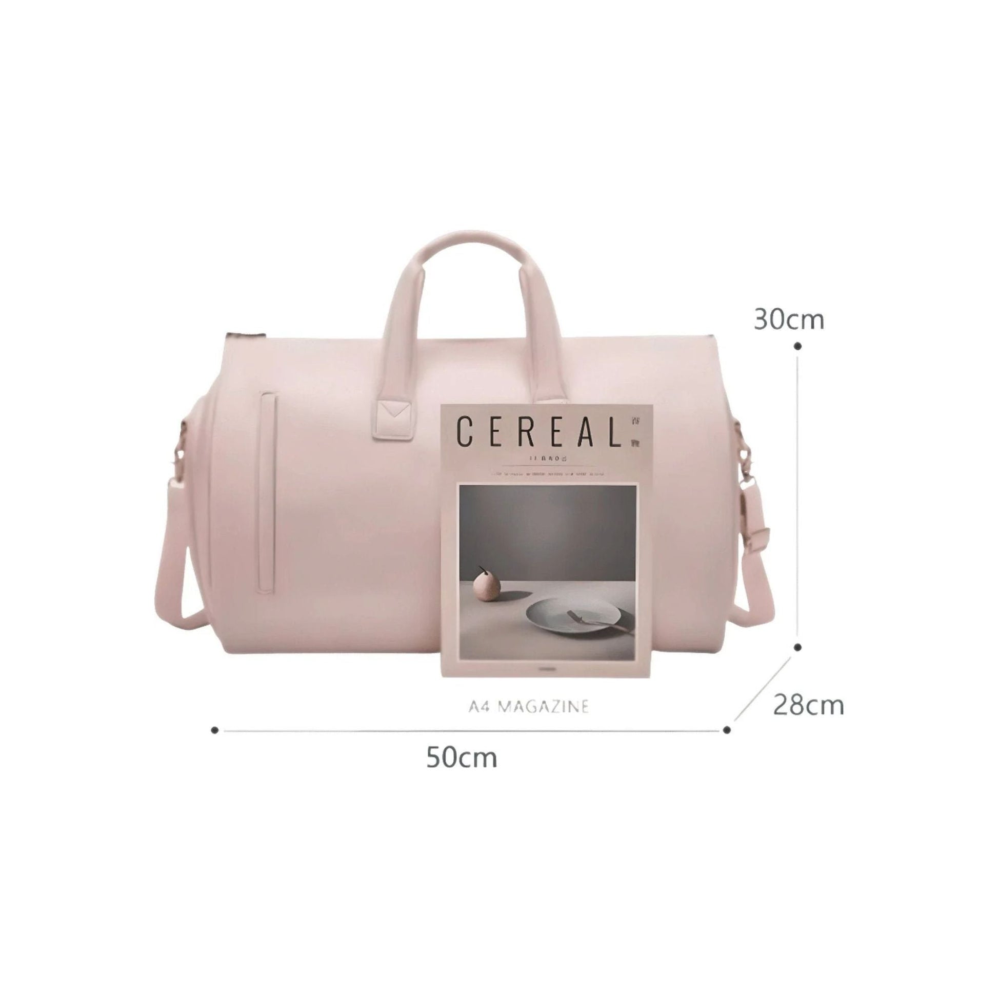 CarryQuest® - Multifunctionele Reis - /Handtas - Dames en Heren - PU - leer - Roze