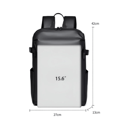 CarryQuest® - Multifunctionele Rugzak - Oxford - Zwart - Waterbestendig - Uniseks - Zwart