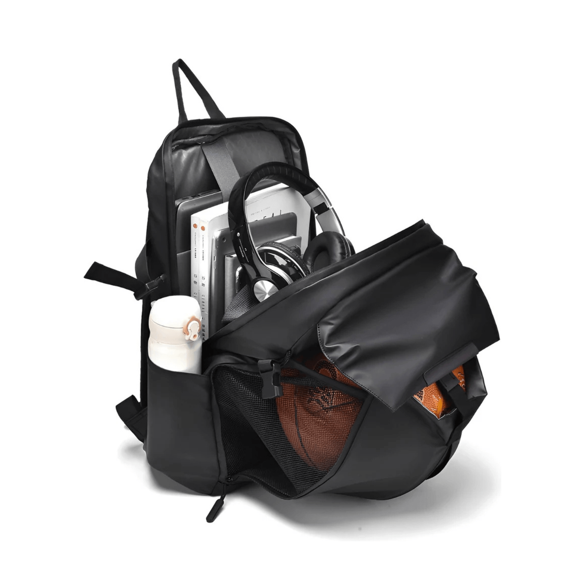 CarryQuest® - Multifunctionele Rugzak - Oxford - Zwart - Waterbestendig - Uniseks - Zwart
