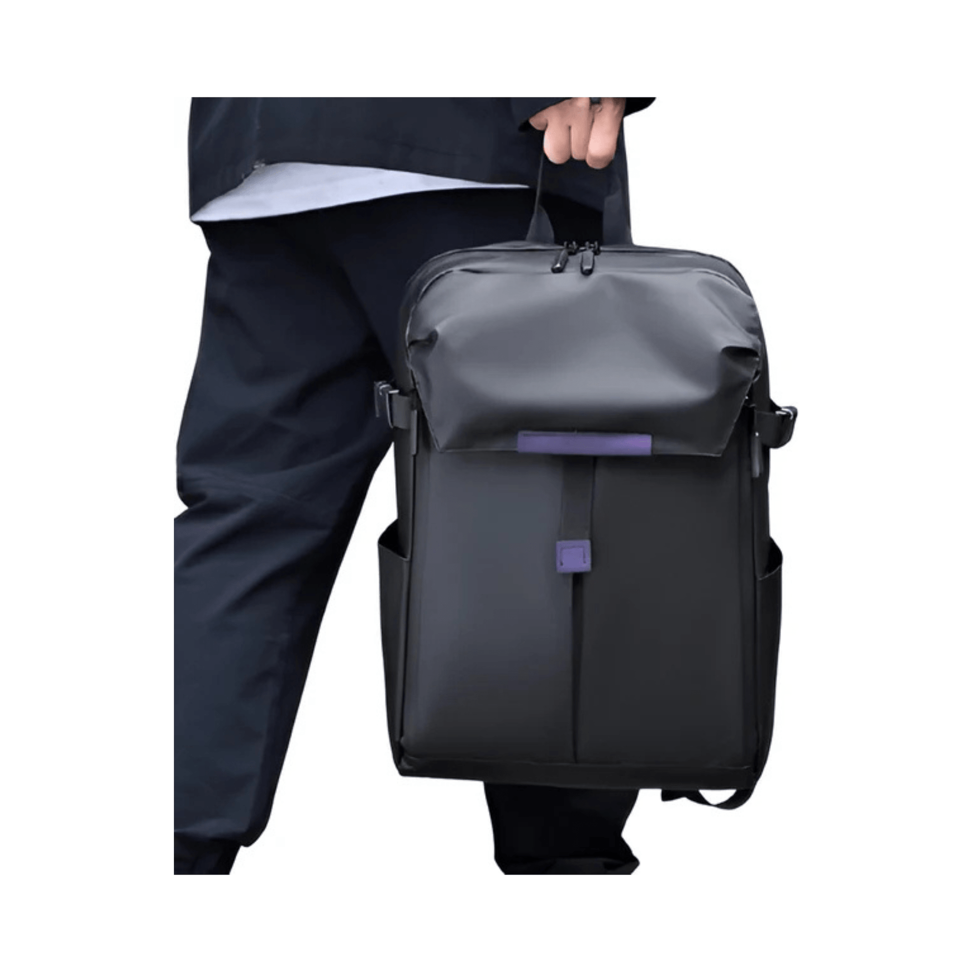 CarryQuest® - Multifunctionele Rugzak - Oxford - Zwart - Waterbestendig - Uniseks - Zwart
