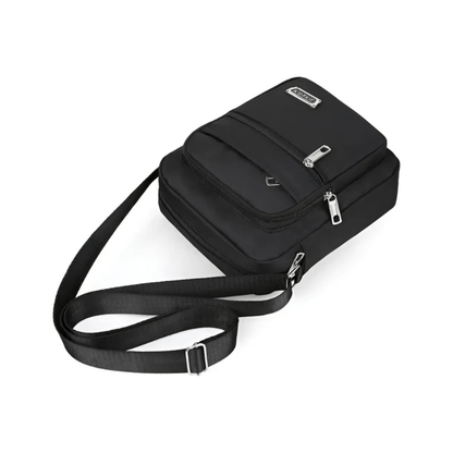 CarryQuest® - Nylon Schoudertas Messenger Bag - Rits Handtas - Mannen - Groen