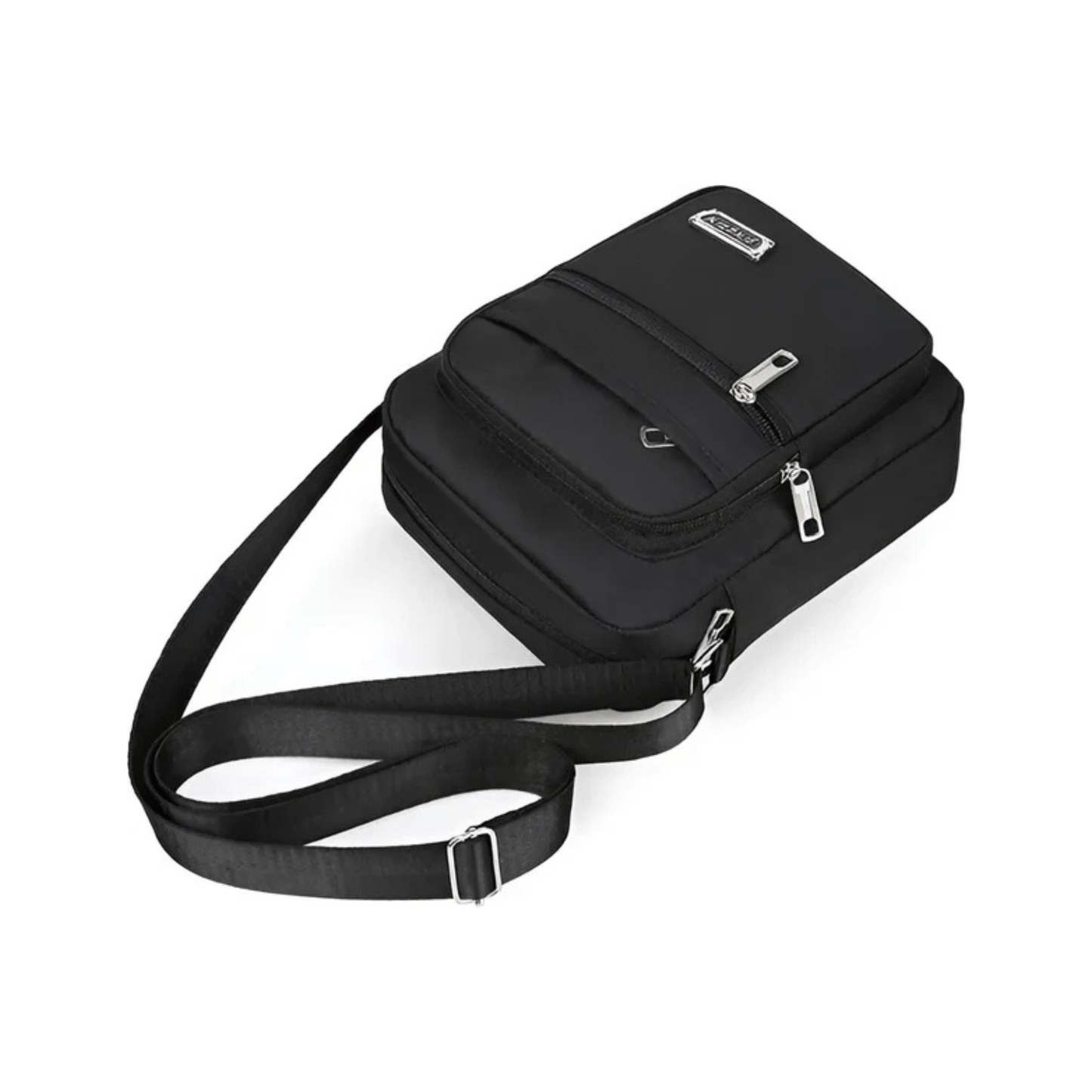 CarryQuest® - Nylon Schoudertas Messenger Bag - Rits Handtas - Mannen - Groen