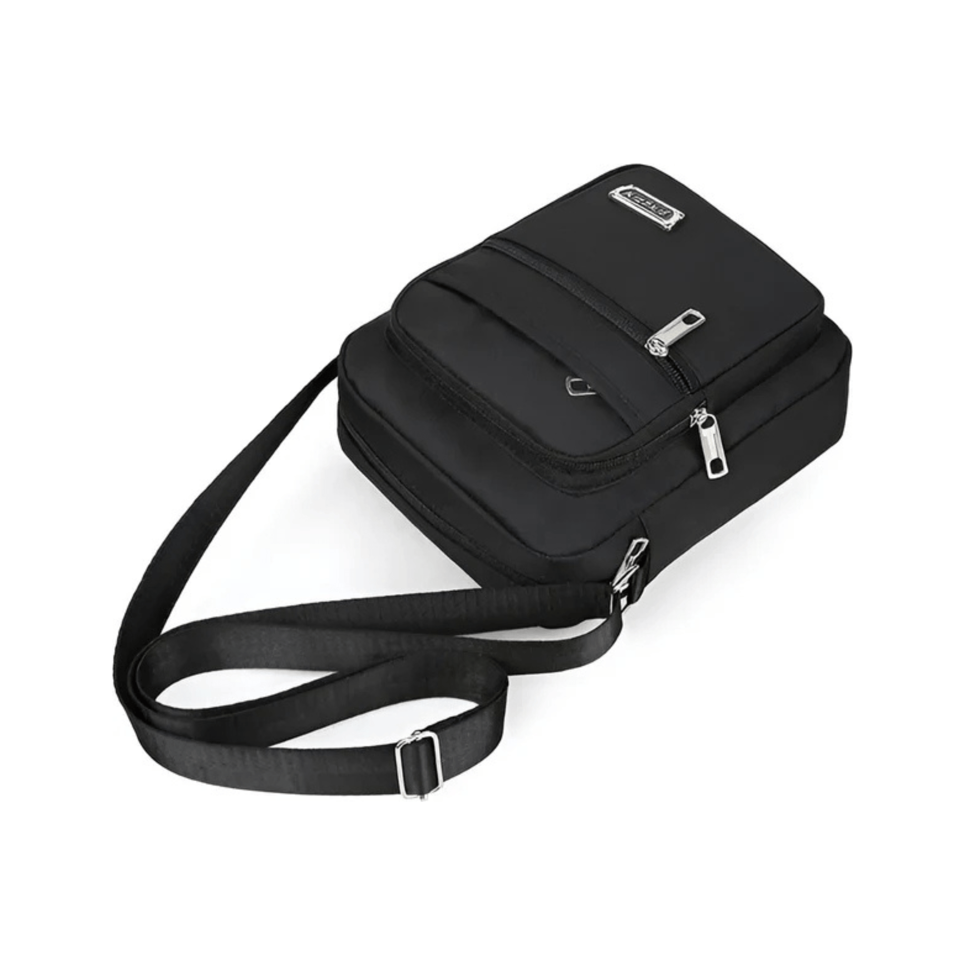 CarryQuest® - Nylon Schoudertas Messenger Bag - Rits Handtas - Mannen - Groen