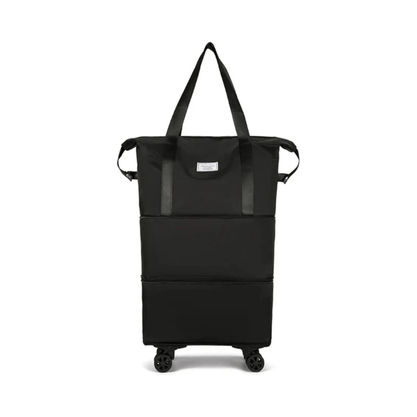CarryQuest® - Opvouwbare Reistassen - Oxford - Waterbestendig - Duurzaam - Ritssluiting - Casual Stijl - Zwart