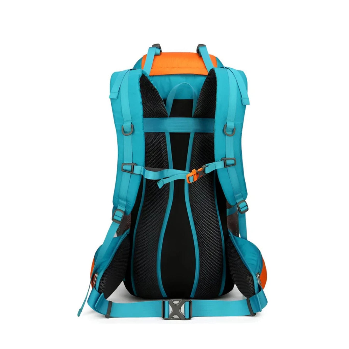 CarryQuest® - Outdoor Bergbeklimming Rugzak 65L - Afneembare Schouderriem + Schoenentas - Wandeltassen - Oranje