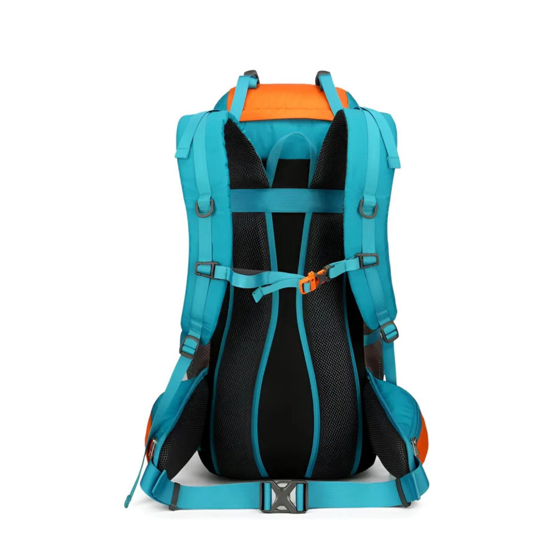 CarryQuest® - Outdoor Bergbeklimming Rugzak 65L - Afneembare Schouderriem + Schoenentas - Wandeltassen - Oranje