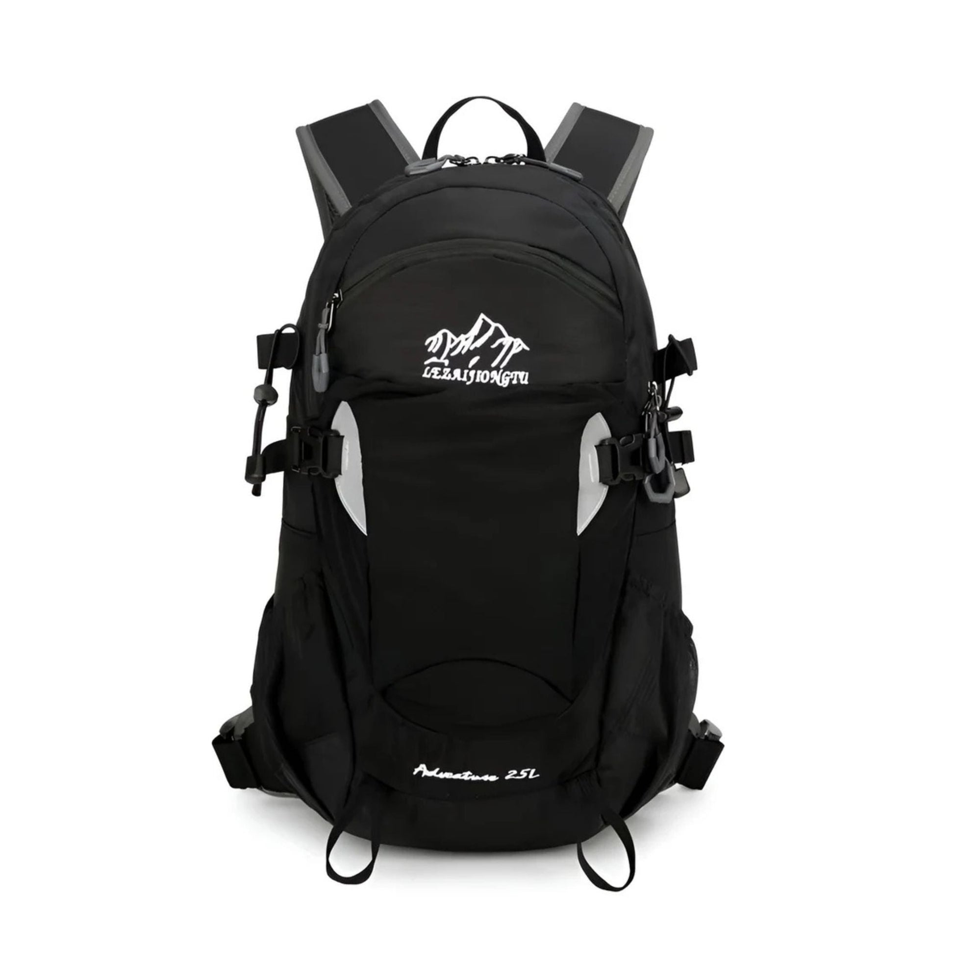 CarryQuest® - Outdoor Hiking Rugzak - Lichtgewicht + Wateropslag - Unisex - 25L - Zwart