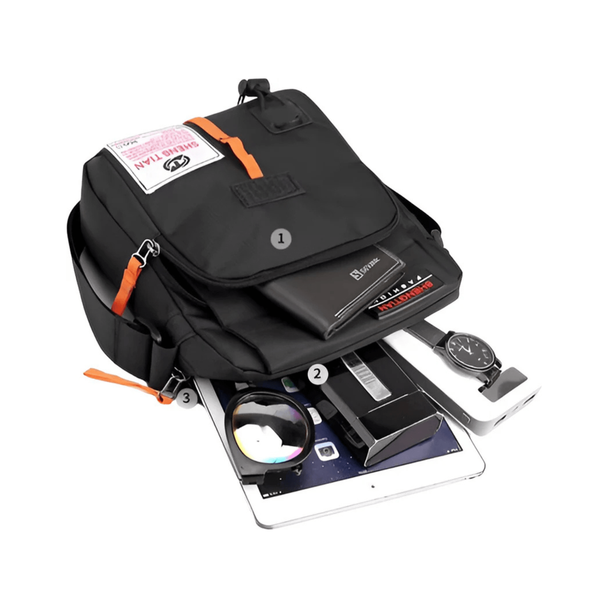 CarryQuest® - Oxford Bags Heren Schoudertas - Zakelijke Tassen voor Mannen - Blauw