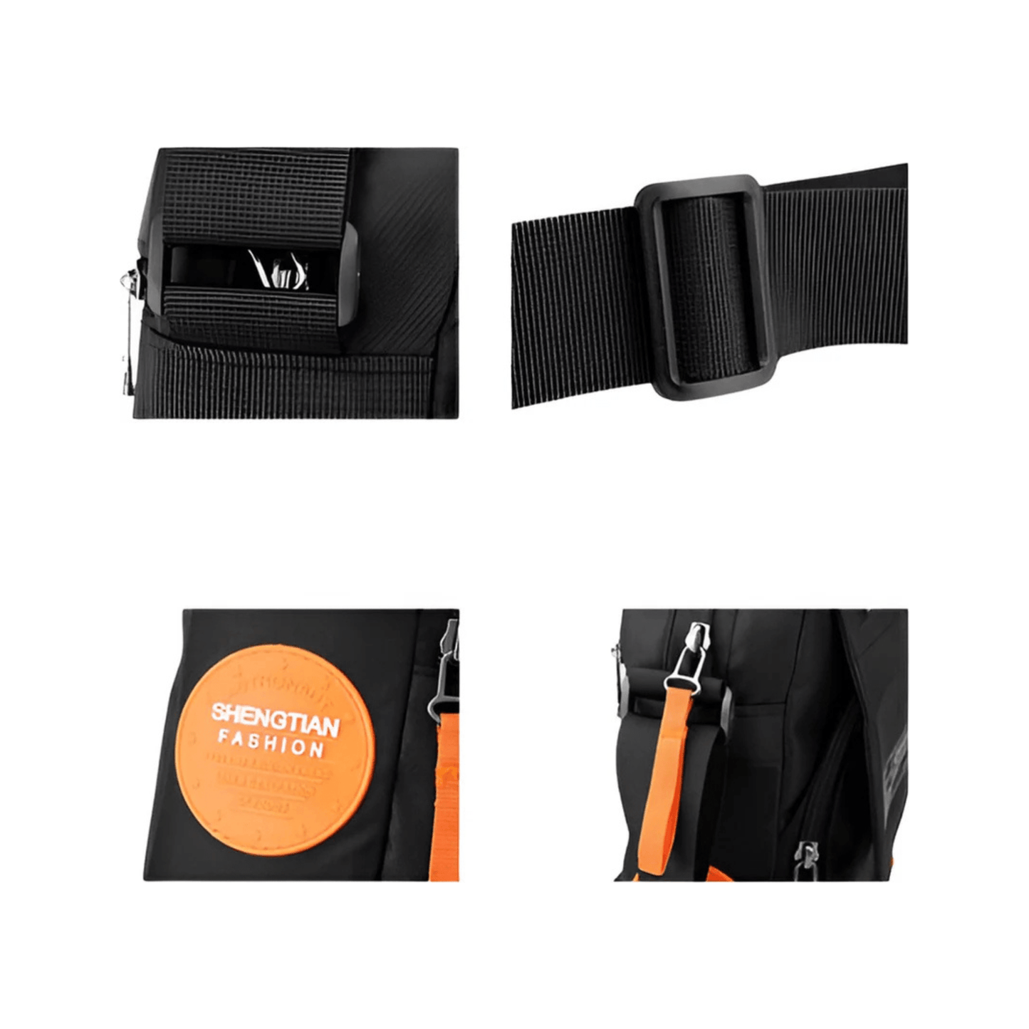 CarryQuest® - Oxford Bags Heren Schoudertas - Zakelijke Tassen voor Mannen - Zwart