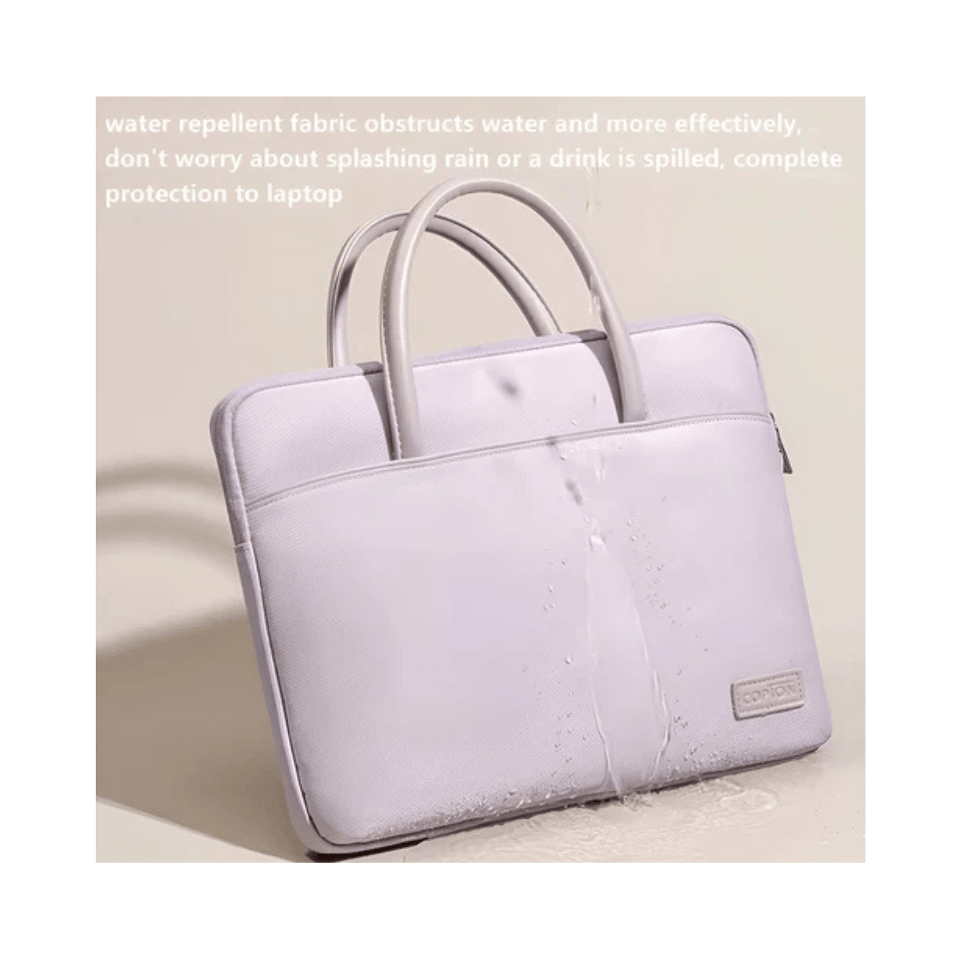 CarryQuest® - Polyester | Geschikt voor Macbook Pro & MACBOOK AIR - 15 inch - Paars