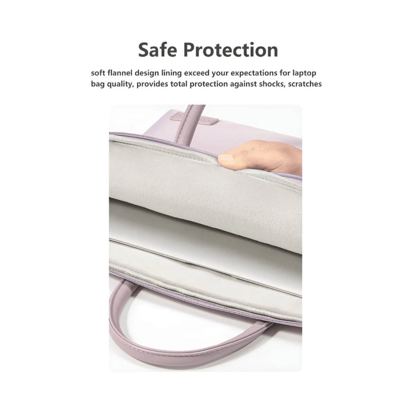 CarryQuest® - Polyester | Geschikt voor Macbook Pro & MACBOOK AIR - 15 inch - Paars
