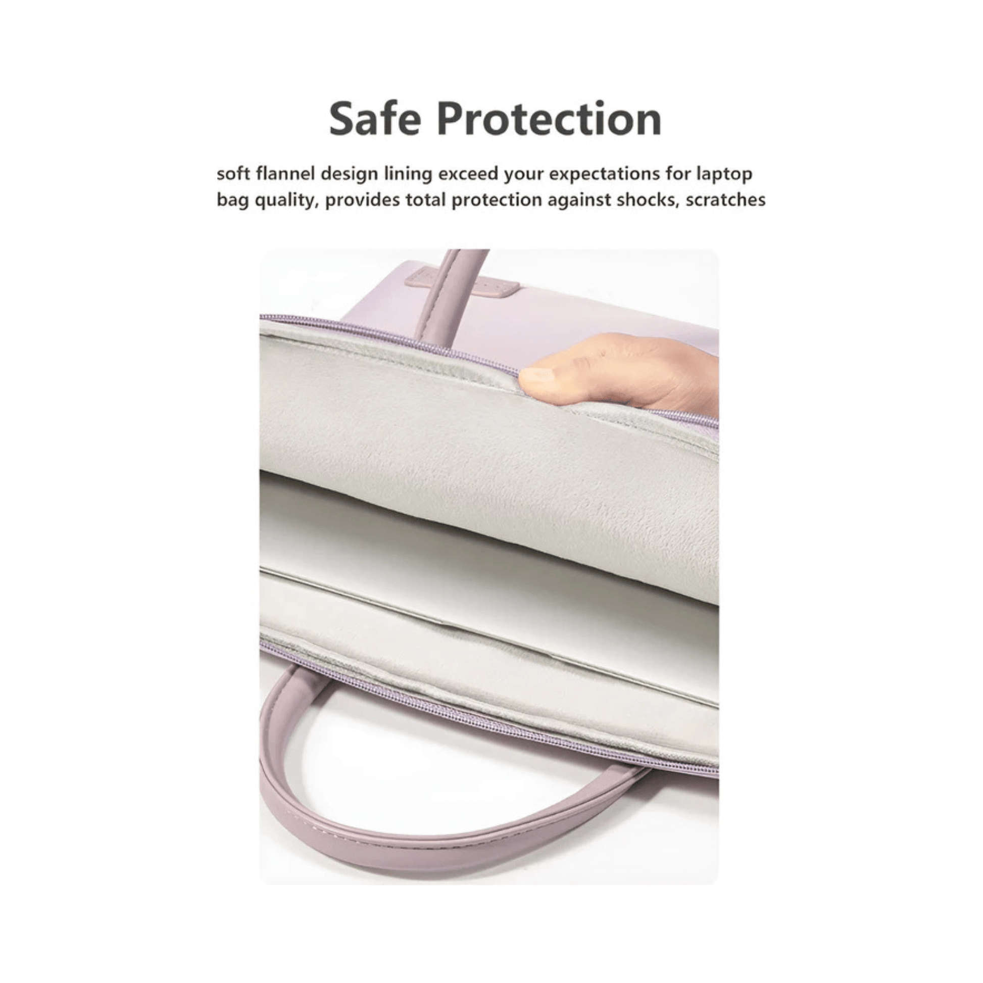 CarryQuest® - Polyester | Geschikt voor Macbook Pro & MACBOOK AIR - 15 inch - Paars