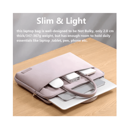 CarryQuest® - Polyester | Geschikt voor Macbook Pro & MACBOOK AIR - 15 inch - Paars